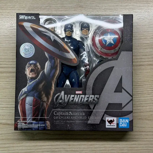 [BUNJANG] Bandai S.H.Figuarts Captain America Avengers 1 Version Action Figure / (개봉품)Shf 캡틴 아메리카 어벤져스1편 버전 급처