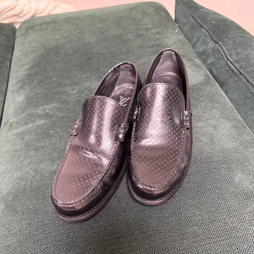 [BUNJANG] Louis Vuitton Men's Major Loafers Black Size 6 1/2 / 루이비통 남성 메이저 로퍼 블랙 6 1/2 새상품