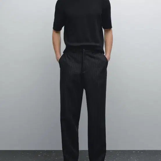 [BUNJANG] Massimo Dutti Textured Knit Short Sleeve Top / (새상품) 마시모두띠 텍스처 니트 반팔