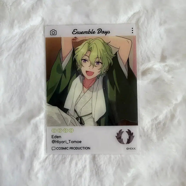 [BUNJANG] Ensemble Stars Emoca Vol. 2 Tomoe Hiyori Eden Eve Clear Card / 앙스타 에모카 2탄 토모에 히요리 에덴 이브 클리어카드 클카 인스타풍 카드