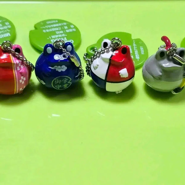 [BUNJANG] Modern Frog Charm Keychain Bundle Set / 프로그스타일  키링 4개 일괄  모던 프로그   프로그 컬링 프로그 부적 키링