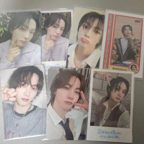 [BUNJANG] Boyfriend POB Bundle Set Sung-ho Photocard / 탈처 보넥도 성호 포카 일괄 박성호 특전