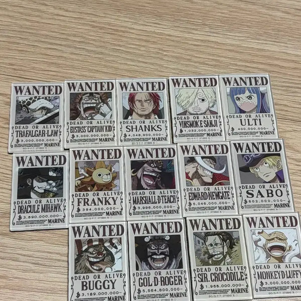 [BUNJANG] One Piece Wanted Poster Acrylic Set / 원피스 현상수배서 아크릴 세트