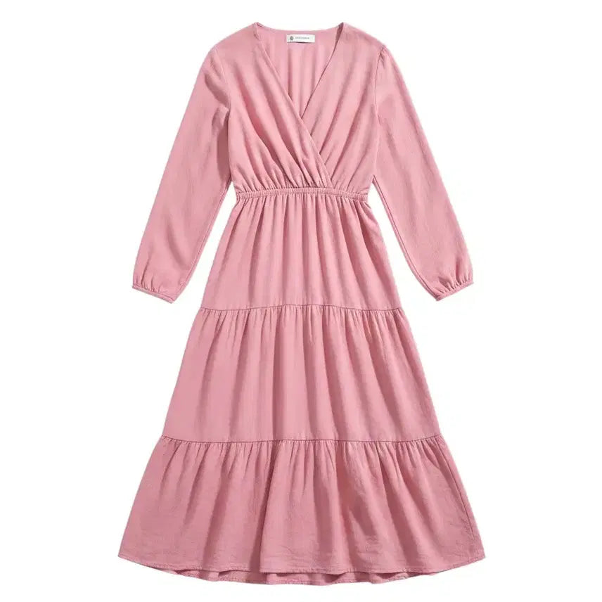 [BUNJANG] Banyantree Pink Long Dress / 여성F/ 반얀트리 핑크 롱원피스 빈티지킹