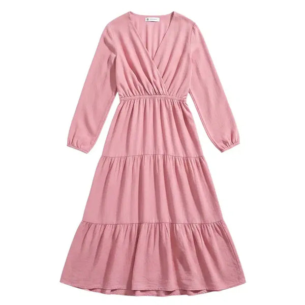 [BUNJANG] Banyantree Pink Long Dress / 여성F/ 반얀트리 핑크 롱원피스 빈티지킹