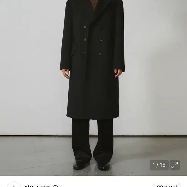 [BUNJANG] Ourscope Tetra Multi Double Coat Black / 아워스코프 테트라 멀티 더블 코트 블랙