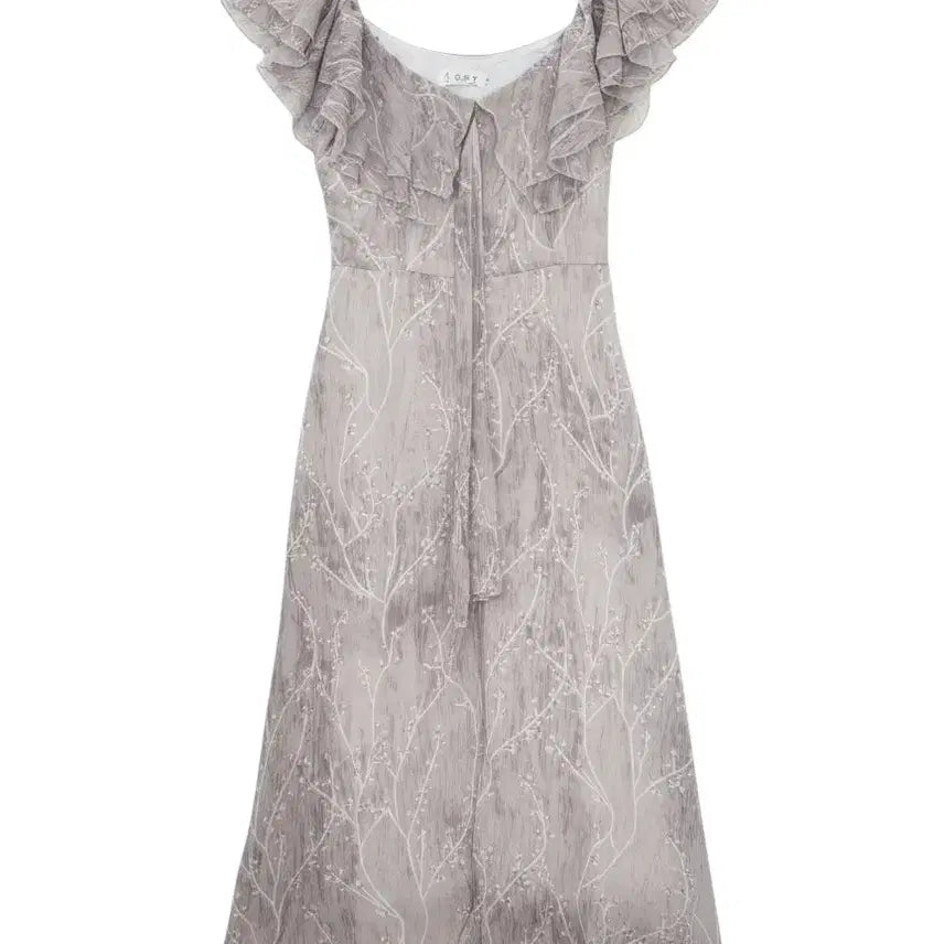 [BUNJANG] S.N.Y. Gray Tone Long Dress (Women's S) / 여성S/ S.N.Y 그레이톤 롱원피스 빈티지킹