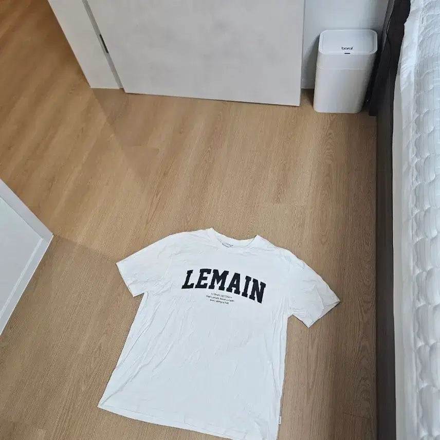 [BUNJANG] Remainsecond Logo Oversized Short-Sleeve T-Shirt White / 리메인세컨드 로고 오버핏 반팔티 반팔티셔츠 100 105