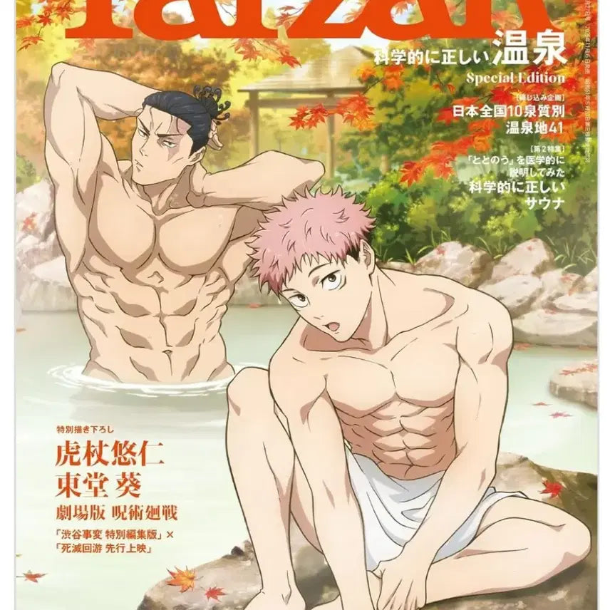[BUNJANG] Jujutsu Kaisen Yuji Itadori Magazine Cover Goods Paper Goods Plush Doll (Sealed) / 미개봉) 단종품 주술회전 이타도리 타잔 잡지 표지 만화 책 굿즈 지류 누이 인형