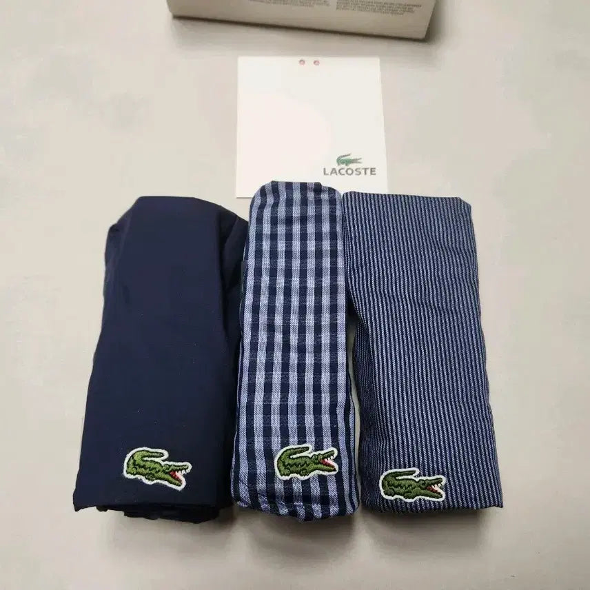 [BUNJANG] Lacoste Men's 3-Pack Boxer Briefs / [M(32~34)]라코스테 남성 3종 박서 팬티 언더웨어 속옷 새제품