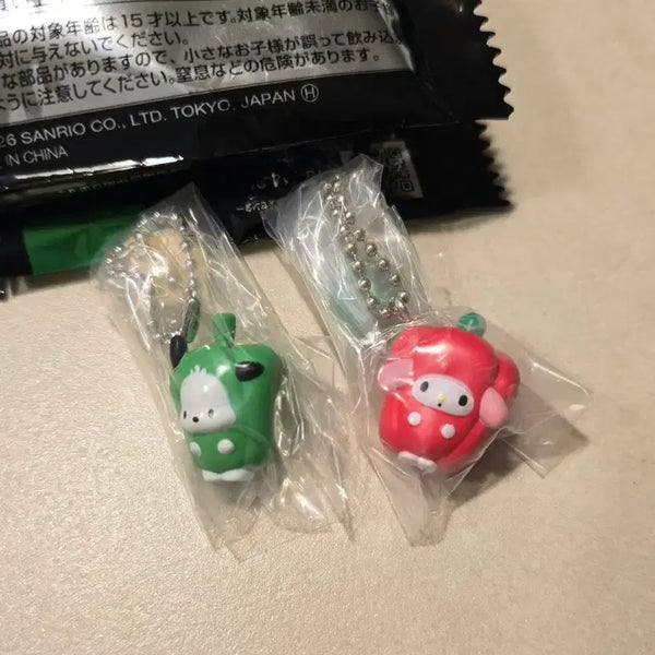 [BUNJANG] Sanrio Characters Vegetable Charm Set (Pochacco, My Melody) / 산리오 캐릭터즈 베지터블 참