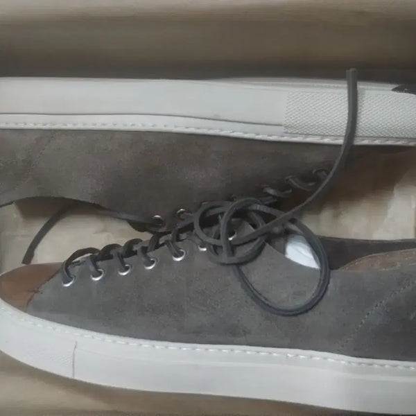 [BUNJANG] Buttero Low Suede Leather Sneakers / 부테로 로우