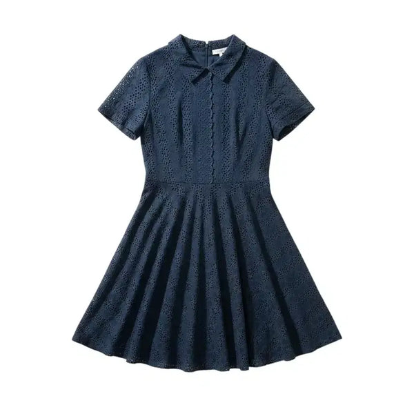 [BUNJANG] BCBGMAXAZRIA Women's Punch Lace Short-Sleeve Dress Vintage / 여성85/ 비씨비지 펀칭 레이스 반팔 원피스 빈티지킹