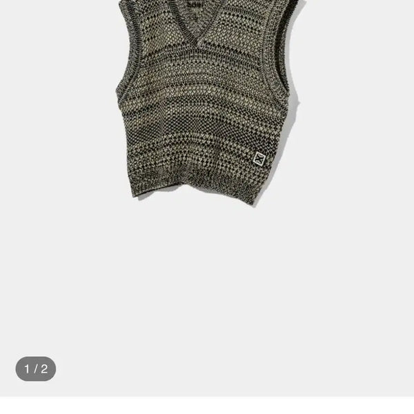 [BUNJANG] Saeter Nice Natural Meshed Vest Sunset Black / [새상품] 세터 나이스 내추럴 메쉬드 베스트 선셋 블랙