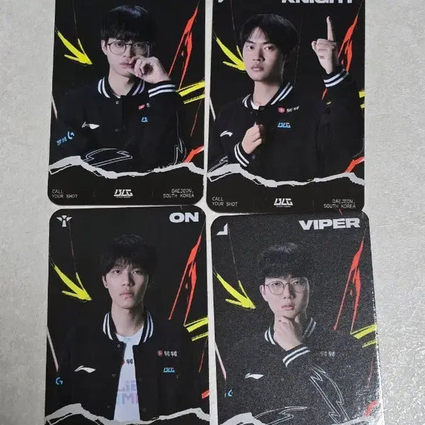 [BUNJANG] BLG Esports MSI Photocard Set (XUN, Knight, ON, Viper) / BLG MSI 포토카드 XUN KNIGHT ON VIPER