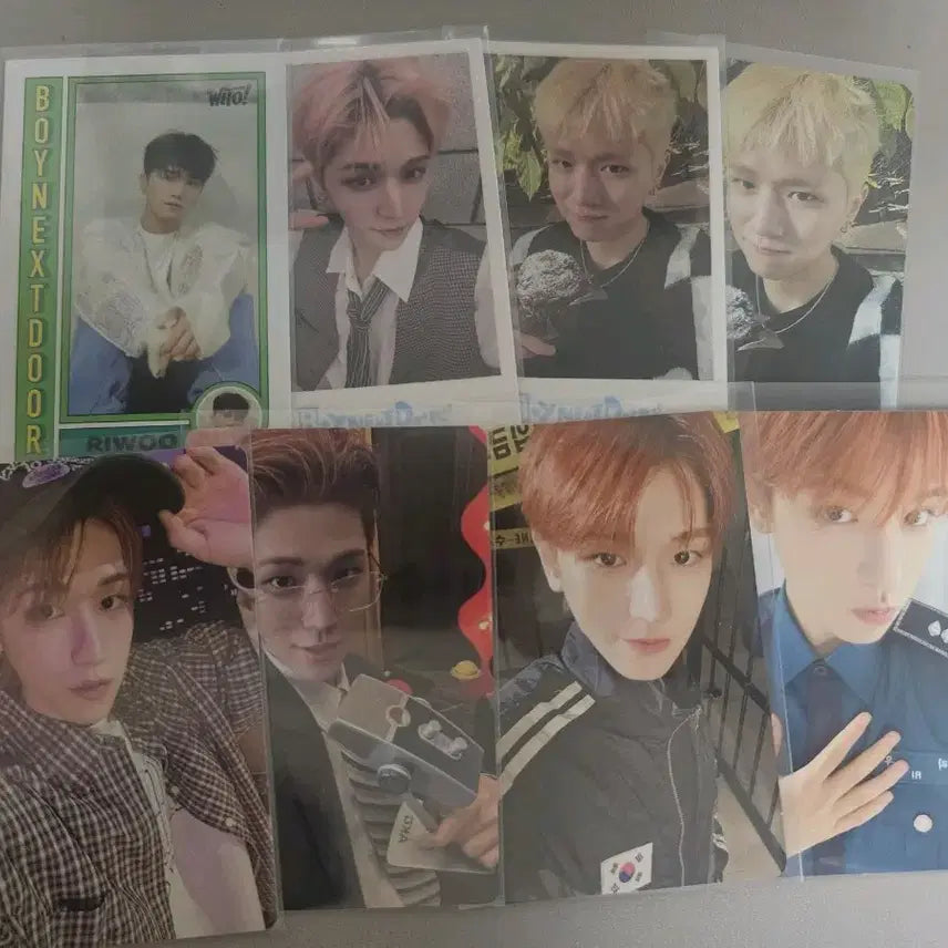 [BUNJANG] BOYNEXTDOOR Riwoo Photocard Bundle Set / 탈처  보넥도 리우 이상혁 포카 일괄 시그 멤버십