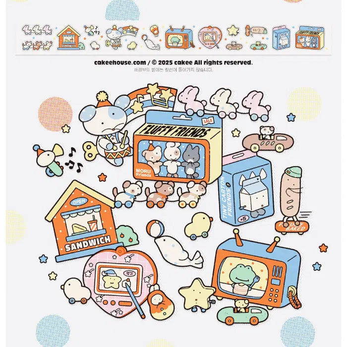 [BUNJANG] KeeKi Playtime Kiss Cut Sticker / 케이키 플레이타임 키스컷