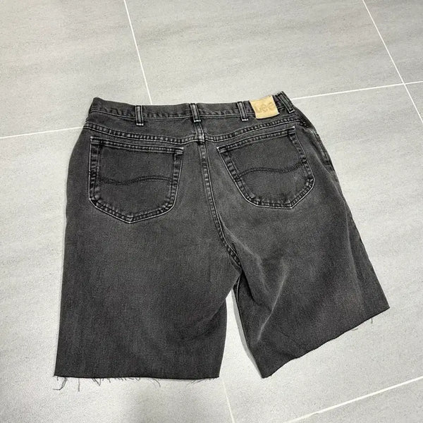 [BUNJANG] LEE Black Denim Shorts / LEE 흑청 데님 쇼츠 반바지 33-34