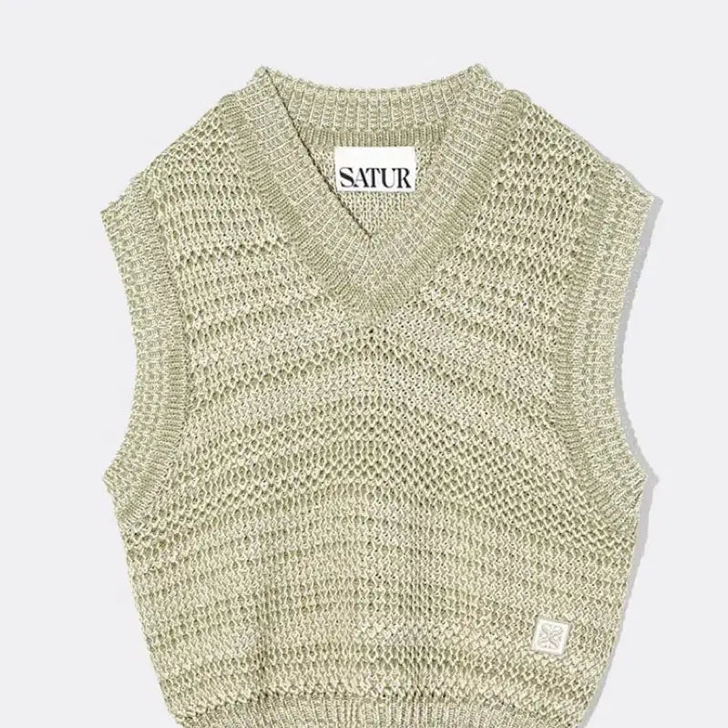 [BUNJANG] NICE NATURAL MESHED VEST - SATURDAY GREEN / 새상품 세터 NICE NATURAL MESHED VEST-SATURDAY GREEN