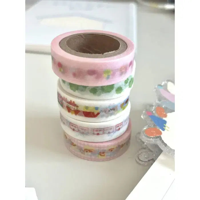 [BUNJANG] Beautty 12mm Washi Tapes - 4 Types / 버띠 12mm 시리즈 마테 4종