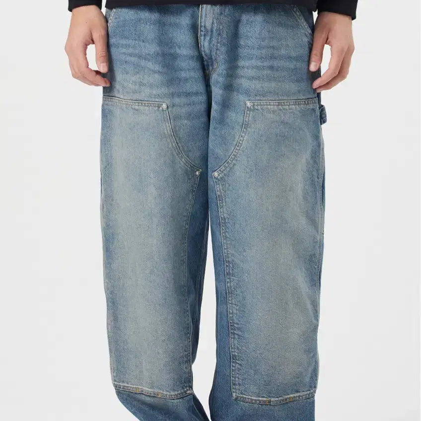 [BUNJANG] Carhartt WIP OG Double Knee Braddenfton Carpenter Pants (L) Blue Grind Wash / (L)칼하트WIP OG 더블니 브래던턴 블루그라인드 워시 카펜터팬츠 팝니다