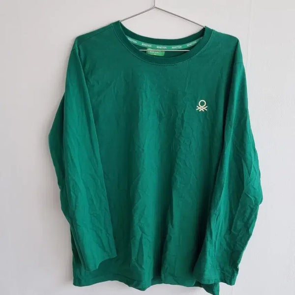 [BUNJANG] United Colors of Benetton Men's Green Sweatshirt 2XL / 베네통 맨투맨 녹색