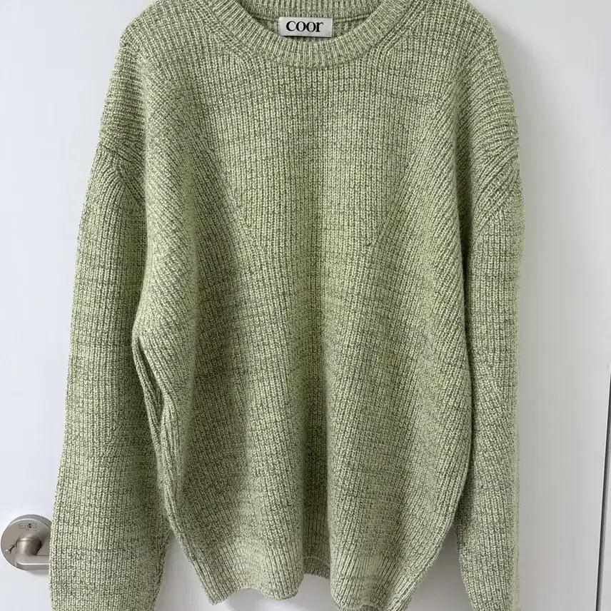 [BUNJANG] COOR Green Knit Sweater / COOR 쿠어  스웨터