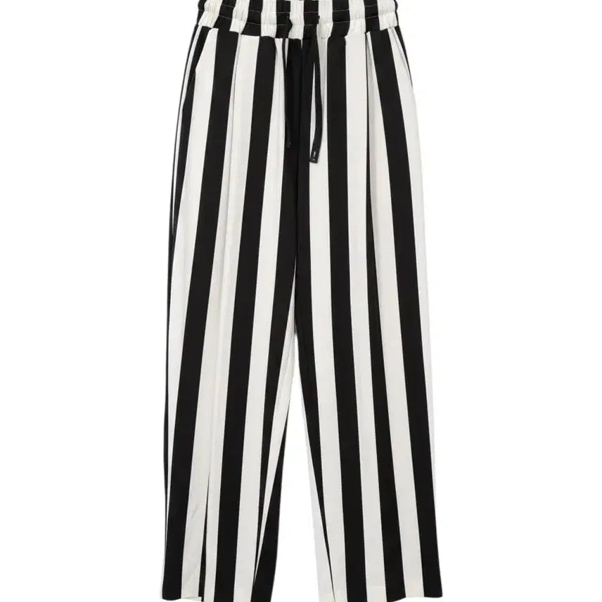[BUNJANG] Women's Striped Pocket Banding Pants / 여성F/ 양포켓 스트라이프 밴딩 팬츠 빈티지킹