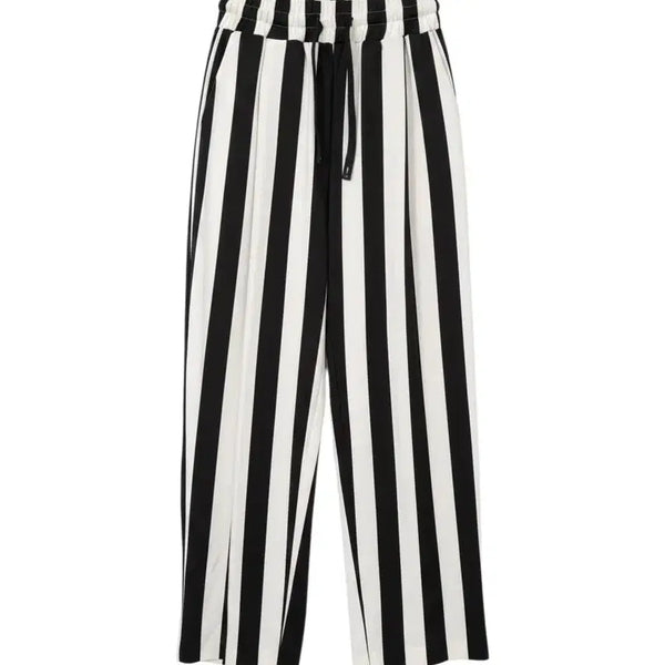 [BUNJANG] Women's Striped Pocket Banding Pants / 여성F/ 양포켓 스트라이프 밴딩 팬츠 빈티지킹
