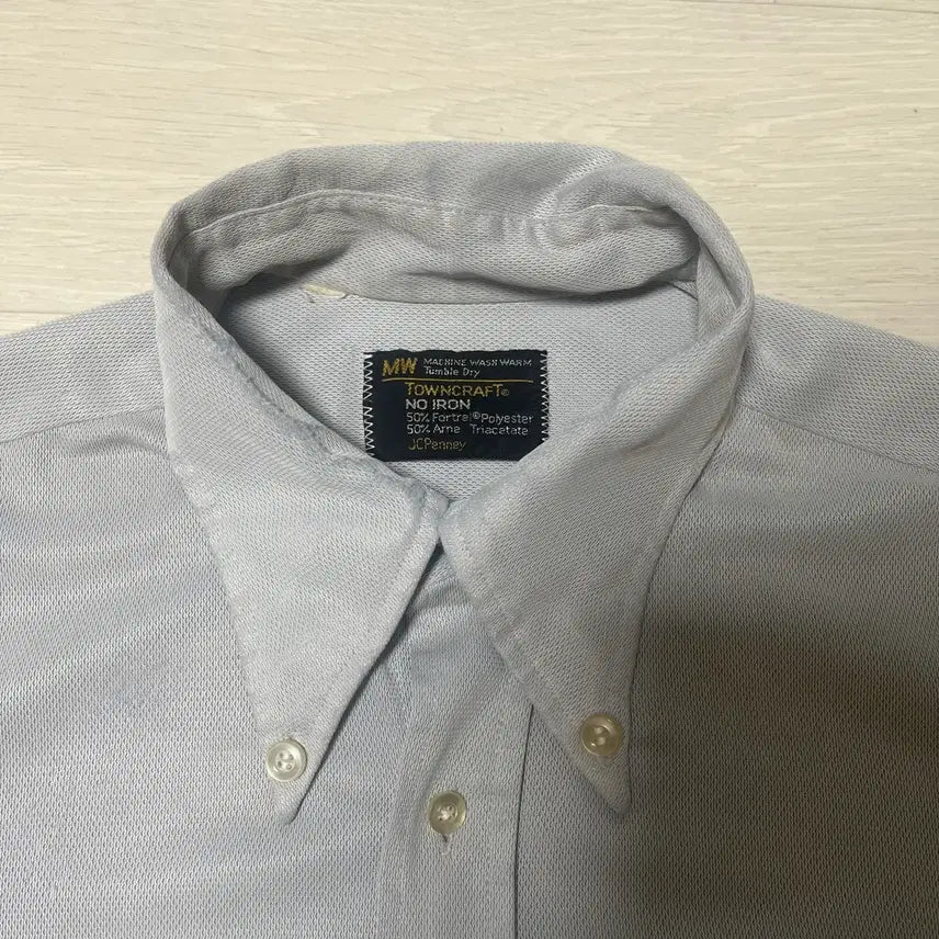 [BUNJANG] 70s Towncraft JC Penney Peaked Collar Shirt / 70s Towncraft JC Penny 피크드 카라 셔츠 라커빌리 타운크래프트