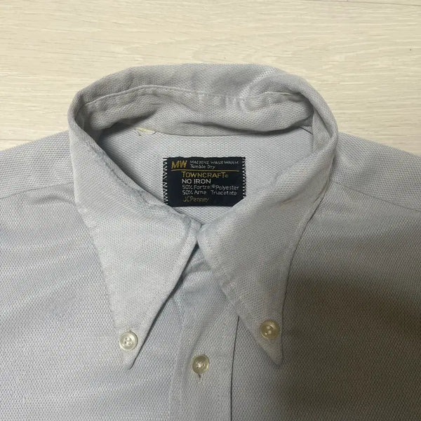 [BUNJANG] 70s Towncraft JC Penney Peaked Collar Shirt / 70s Towncraft JC Penny 피크드 카라 셔츠 라커빌리 타운크래프트