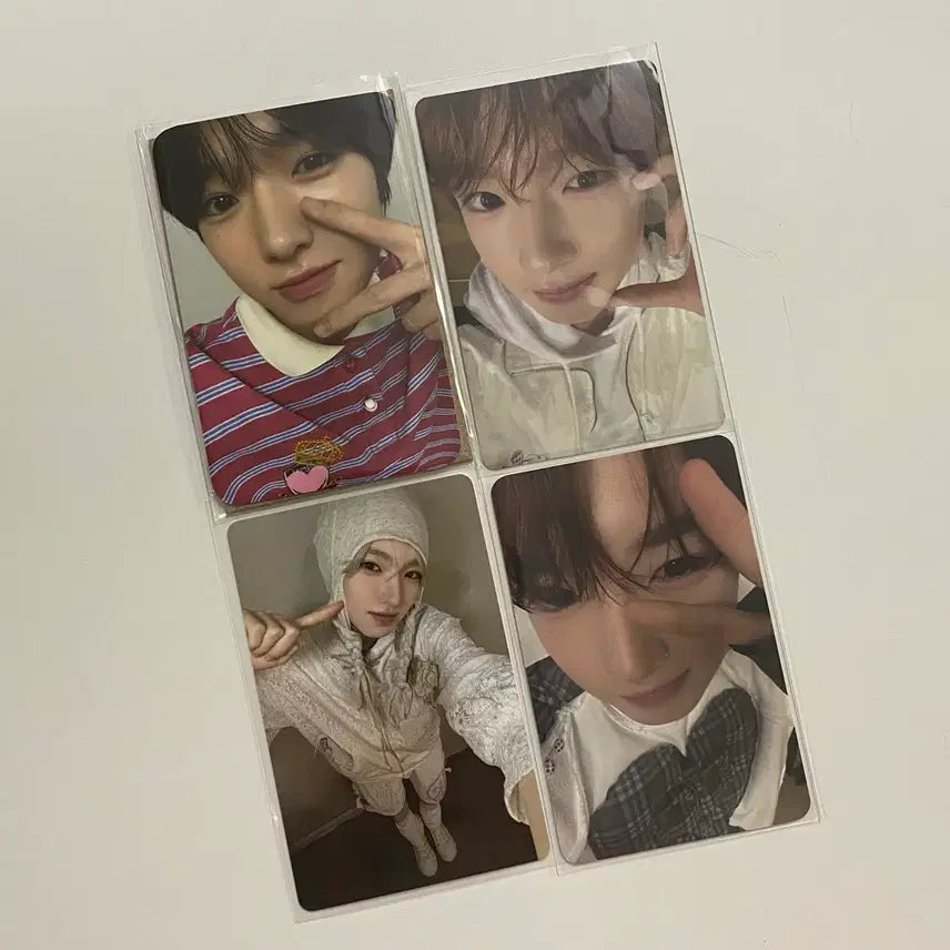 [BUNJANG] NCT WISH SAKUYA Special Photocard Bundle Set (4 pcs) / [당일발송] 엔시티 위시 사쿠야 특전 포카 4장 일괄