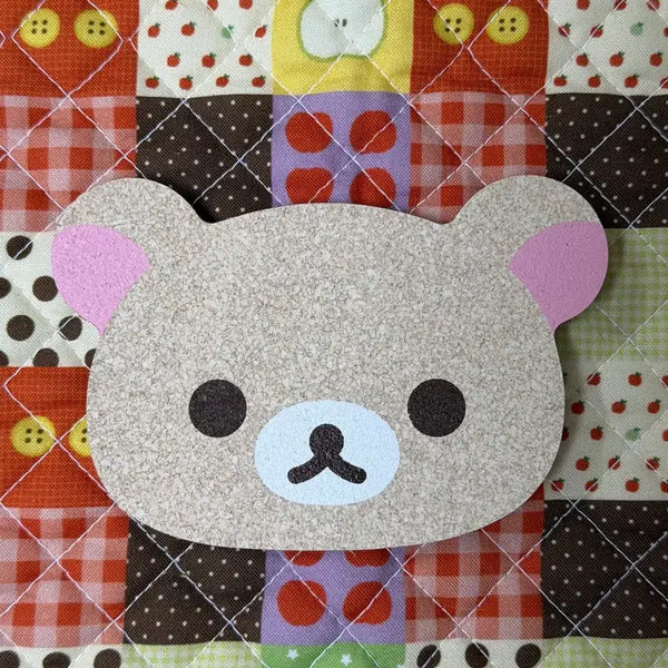 [BUNJANG] San-X Korilakkuma Face Coaster / 산엑스 코리락쿠마 코스터 컵받침 [일본정품 새상품]