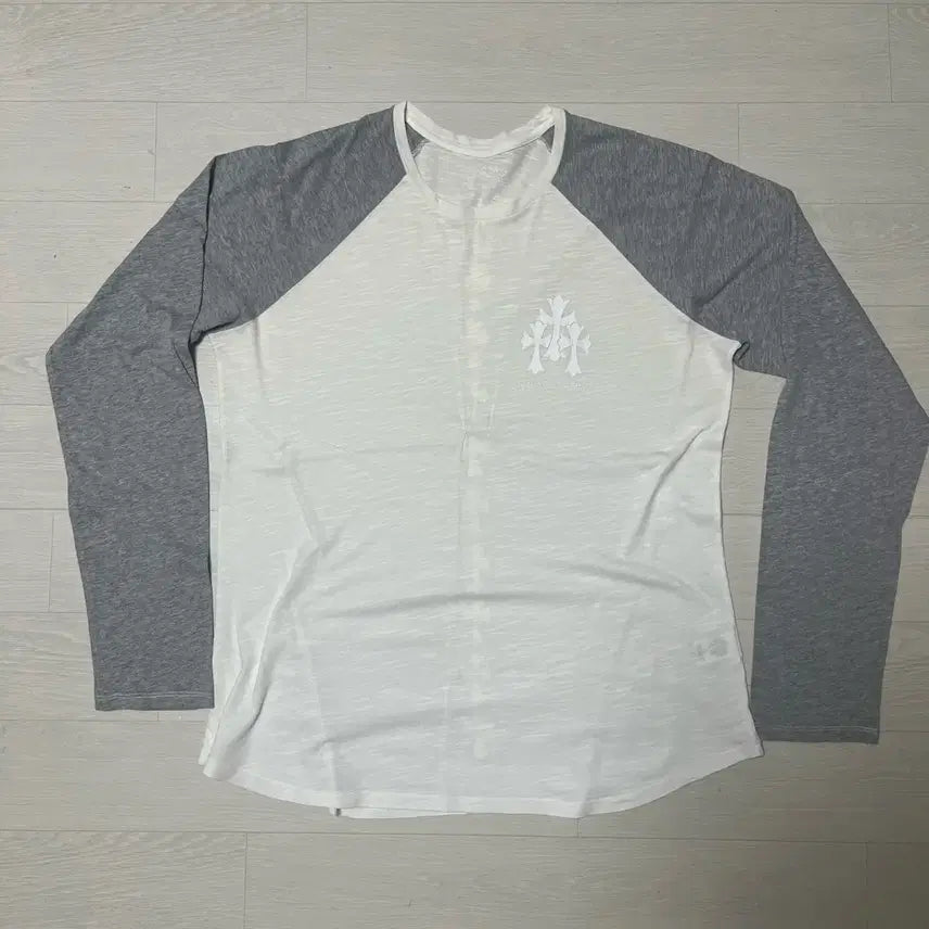 [BUNJANG] Vintage Chrome Hearts Raglan Long Sleeve Cross T-Shirt / 빈티지 크롬하츠 레글런 나그랑 크로스 롱슬리브