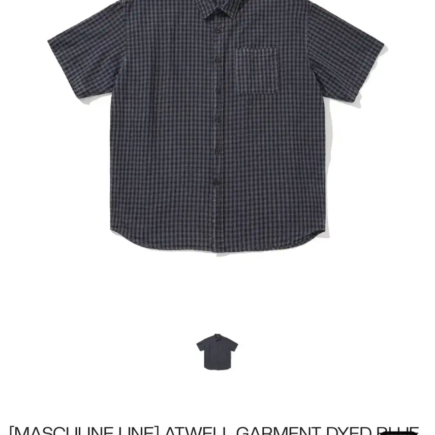 [BUNJANG] Sido Check Pattern Men's Short Sleeve Shirt / 시도 체크 셔츠