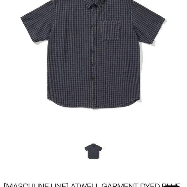 [BUNJANG] Sido Check Pattern Men's Short Sleeve Shirt / 시도 체크 셔츠