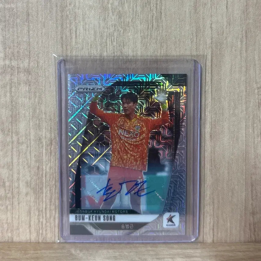 [BUNJANG] Jeonbuk Hyundai Panini Prism Song Beom-keun Mojo Auto 24/25 Limited Edition / 전북현대 파니니 프리즘 송범근 모조 오토