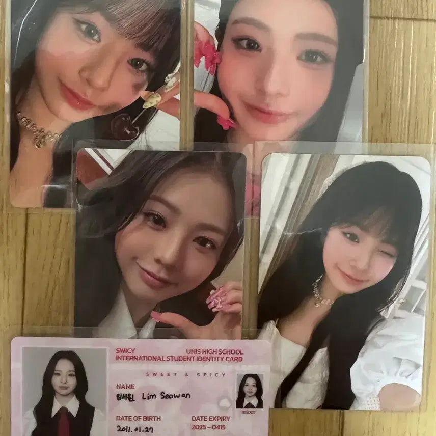 [BUNJANG] UNIQ le UNIS Seowon Swish Album Photocard / 유니스 임서원 스위시 앨범포카