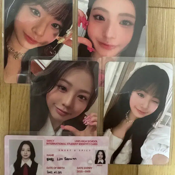 [BUNJANG] UNIQ le UNIS Seowon Swish Album Photocard / 유니스 임서원 스위시 앨범포카