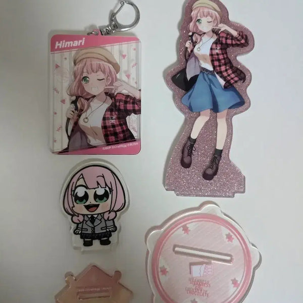 [BUNJANG] BanG Dream! Afterglow Himari Bukubu WEGO Acrylic Stand Keyring / 뱅드림 앱글 애프터글로우 히마리 부쿠부 위고 아크릴 스탠드 키링 wego