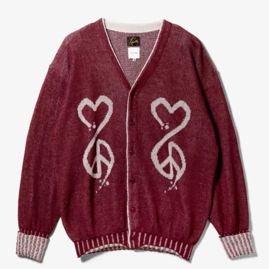[BUNJANG] Needles x Sasquatchfabrix V Neck Cardigan (M) / NEEDLES x Sasquatchfabrix 가디건(m)