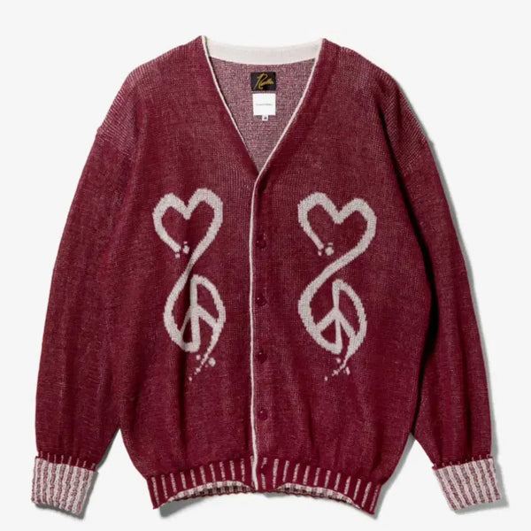 [BUNJANG] Needles x Sasquatchfabrix V Neck Cardigan (M) / NEEDLES x Sasquatchfabrix 가디건(m)