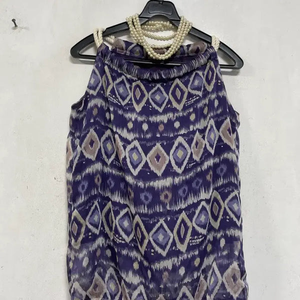 [BUNJANG] Ethnic Mood Chiffon Blouse / 특가새)N6773 에스닉무드 쉬폰 블라우스.나시민서매