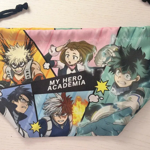[BUNJANG] My Hero Academia Drawstring Pouch Izuku Midoriya Katsuki Bakugo Shoto Todoroki / 신품) 나히아 복조리 복주머니 파우치 미도리야 바쿠고 쇼토