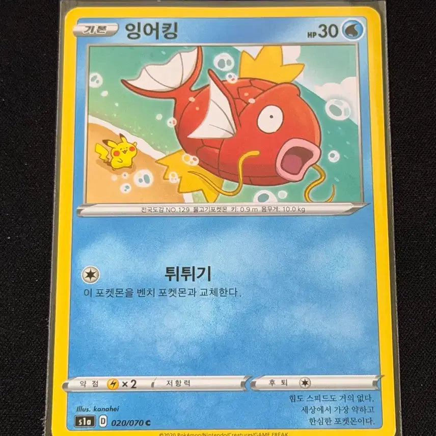[BUNJANG] Kanahei Magikarp Pokemon Card / 포켓몬 카드 카나헤이 잉어킹