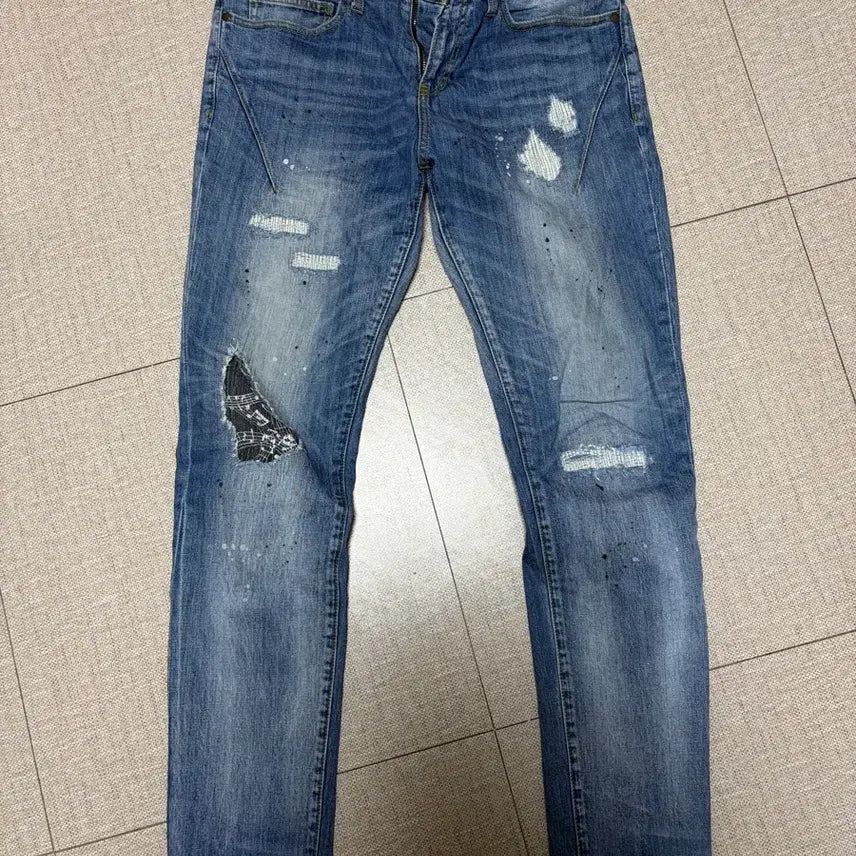 [BUNJANG] Number (N)ine Takahiro Miyashita 2007 Patchwork Denim Pants / 넘버나인 타카히로미야시타 2007 데님 M