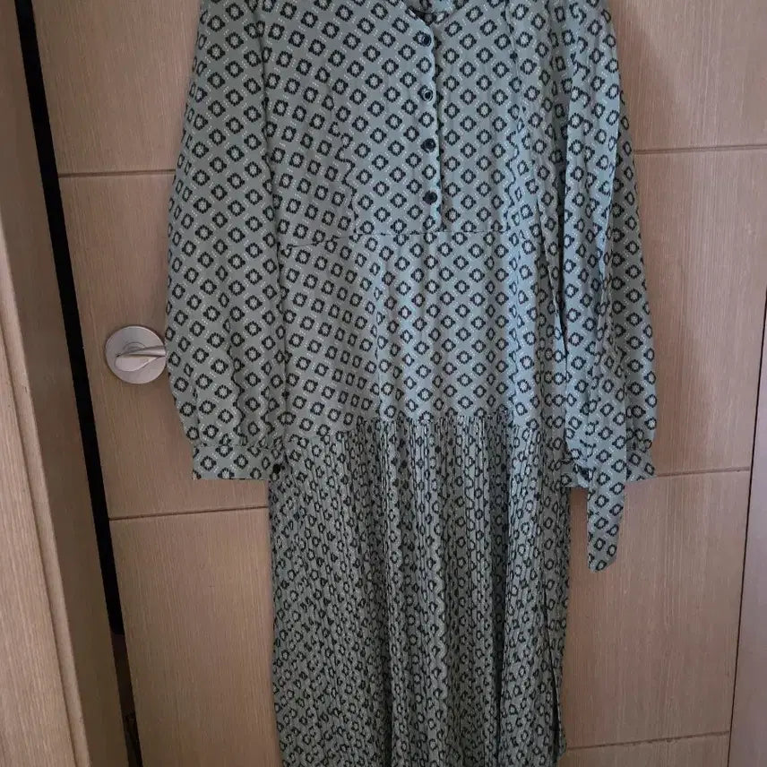 [BUNJANG] Patterned Long Dress / 패턴 롱 원피스