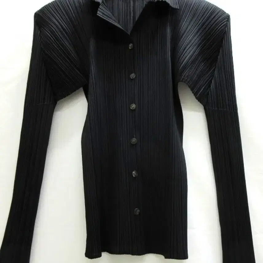 [BUNJANG] Pleats Please Issey Miyake Long Sleeve Blouse Black / 이세이미야케 PLEATS PLEASE 플리츠 플리즈 플리츠 긴팔 블라우스