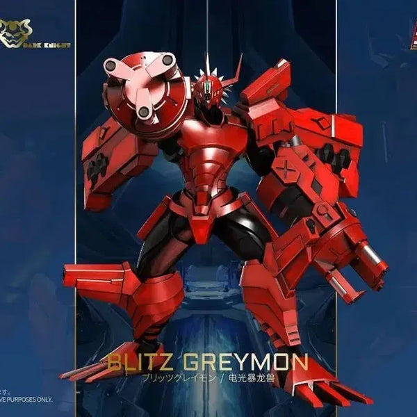 [BUNJANG] T1-STUDIO x DARK KNIGHT Blitz Greymon Figure (Sealed) / (미개봉) T1-STUDIO 다크나이트 블리츠 그레이몬 피규어