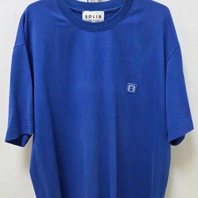 [BUNJANG] Solid Homme Back Logo T-Shirt / [50] 솔리드옴므 백로고 반팔 티셔츠